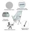 KingCamp Ultra Light Arm Chair- Grey