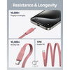 Voltme Powerlink YoYo Cable 5A 1.0M Retractable (Dual-Way Retractable Cable) Type C to Type C Pink