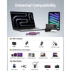 Voltme Powerlink YoYo Cable 5A 1.0M Retractable (Dual-Way Retractable Cable) Type C to Type C Purple
