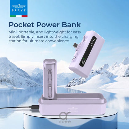 Brave 4 in 1 Power Station Purple