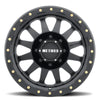 طريقه | MR304 مزدوجة قياسية | 17X8.5 6X135 0مم إزاحة | أسود مطفأ