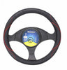 Michelin Steering Wheel Cover Blk/Rd ML-1002-NR