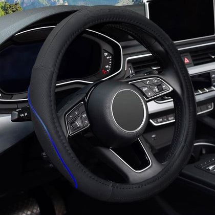 Michelin Steering Wheel Cover Blk Blue ML-1003-NAZ