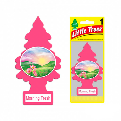 Little Tree Car Perfumoe Fuchsia,Morning Fresh Fragrance Air Fresheners - Imported From Usa