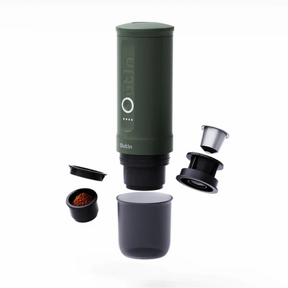 Outin Nano Portable Espresso Machine (Forest Green)