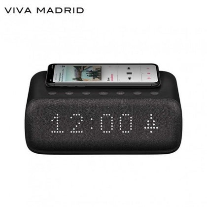 Viva Madrid Vanguard Lifeplus Boom Digital Alarm Clock - Black