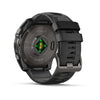 Garmin Fénix 8 – 51 mm, AMOLED Sapphire, Carbon grey DLC with Black/pebble grey silicone band