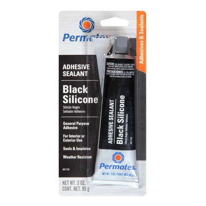 Permatex Black Silicone Adhesive Sealant 89ml