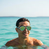 Speedo Sunny G Mariner Mirror Gold Aviators Swim Goggles Unisex Adult