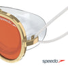 Speedo Sunny G Mariner Mirror Gold Aviators Swim Goggles Unisex Adult