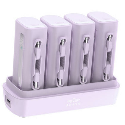 Brave 4 in 1 Power Station Purple