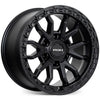 LC300 (18X9) RAID MATT BLACK 4x ALLOY WHEELS (6/135) +12