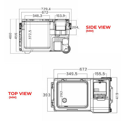 Crony Car Refrigerator 38L With IceBox