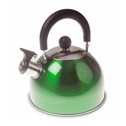 Kampa - Brew 2L Whistling Kettle Green Color