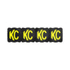 KC | FLEX ERA BAR LIGHT COVER BLACK With YELLOW KC LOGO EA