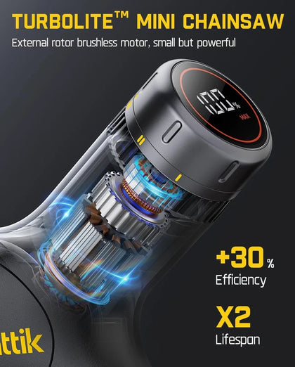 Fanttik W10 APEX Mini Chainsaw - Black