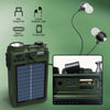 Retro Hand-cranked Solar Radio BT