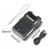 Retro Hand-cranked Solar Radio BT