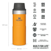 STANLEY CLASSIC TRIGGER ACTION TRAVEL MUG | 0.35L