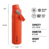 Stanley Aerolight IceFlow Water Bottle Fast Flow 0.6L/20 Oz-Tigerlily