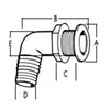 Thru Hull Fittings 90 Degree