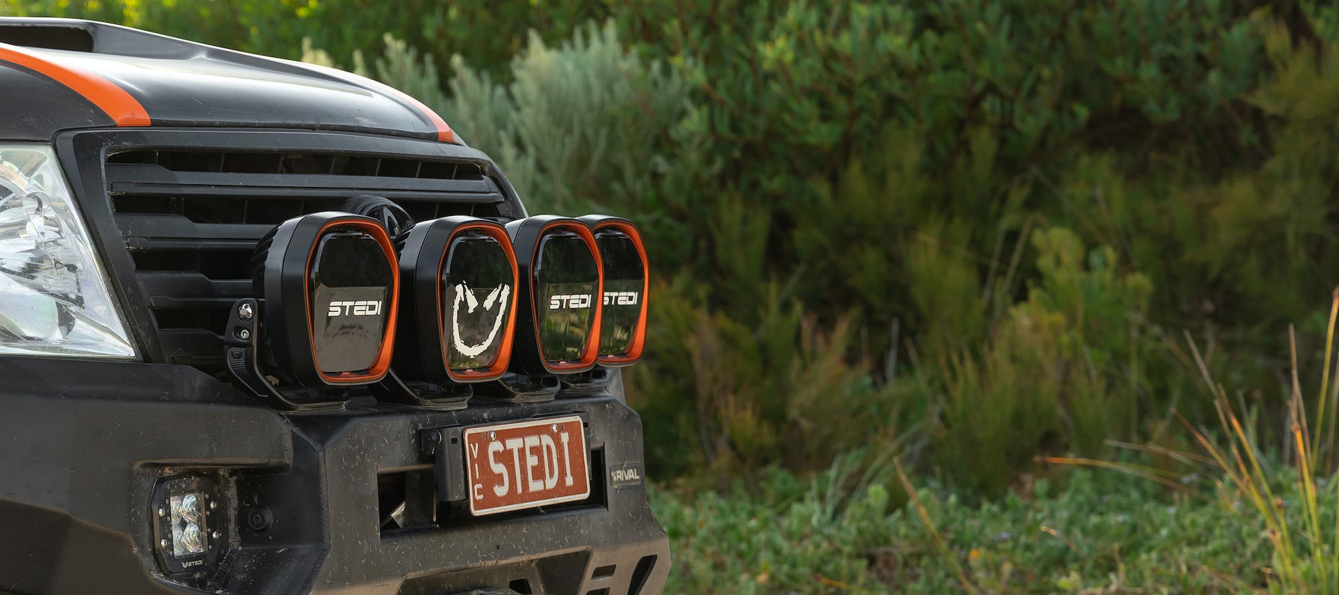 Type-X™ Evo 7 Inch Black Out Cover (Amber)