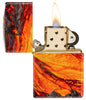 Zippo Lighter Lava Flow Design
