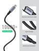 UGREEN USB-C Cable Aluminum Case with Braided 2m (Black)