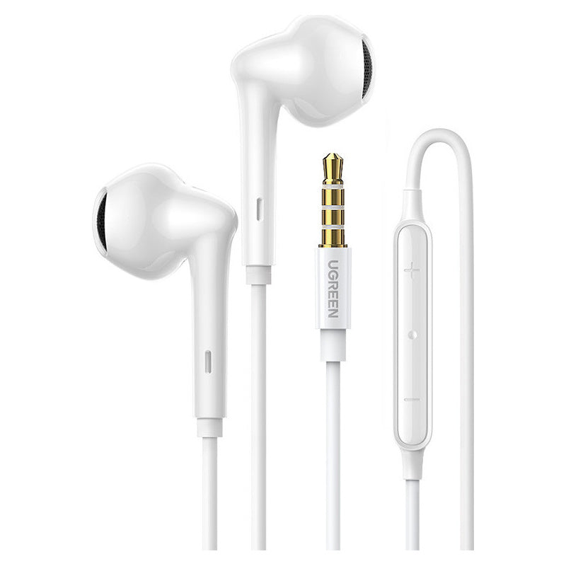 Ugreen Wired Earphones with Plug (White) EP101 – Campnsea