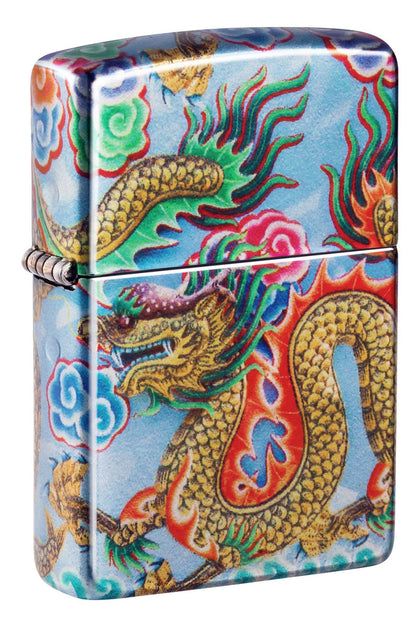Zippo Lighter Dragon Design