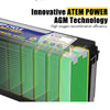 Atem Power 12V 120Ah AGM Battery Slim Deep Cycle Batter