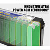 Atem Power 135Ah 12V AGM Battery Slim Deep Cycle Battery
