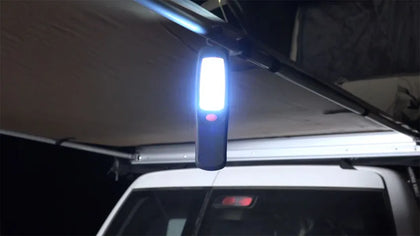 Kings LED Work Light | 24 LEDs | Rubber Casing | Hook & Magnet Mounts