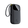 بنك طاقة بيوس إينرفيل FC31 Qpow مع عرض رقمي 3 مع كابلات USB-C و iP 20000 مللي أمبير ساعة 45 واط - أسود كونيكسيك