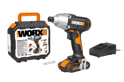 Worx - 20V Impact Driver, 140Nm, 1*2.0Ah