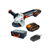 Worx -  20V 115mm Angle Grinder with 4.0Ah Battery and Charger