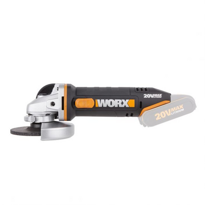 Worx -  20V 115mm Angle Grinder with 4.0Ah Battery and Charger - IBF