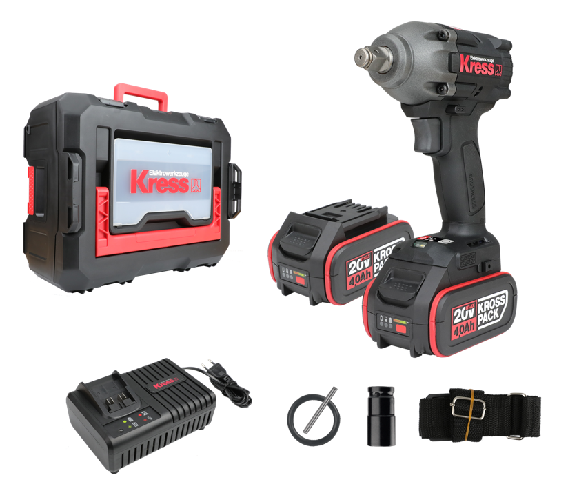 KRESS Impact Wrench Brushless 20V 4Ah 2bat KUB30.2 Campnsea