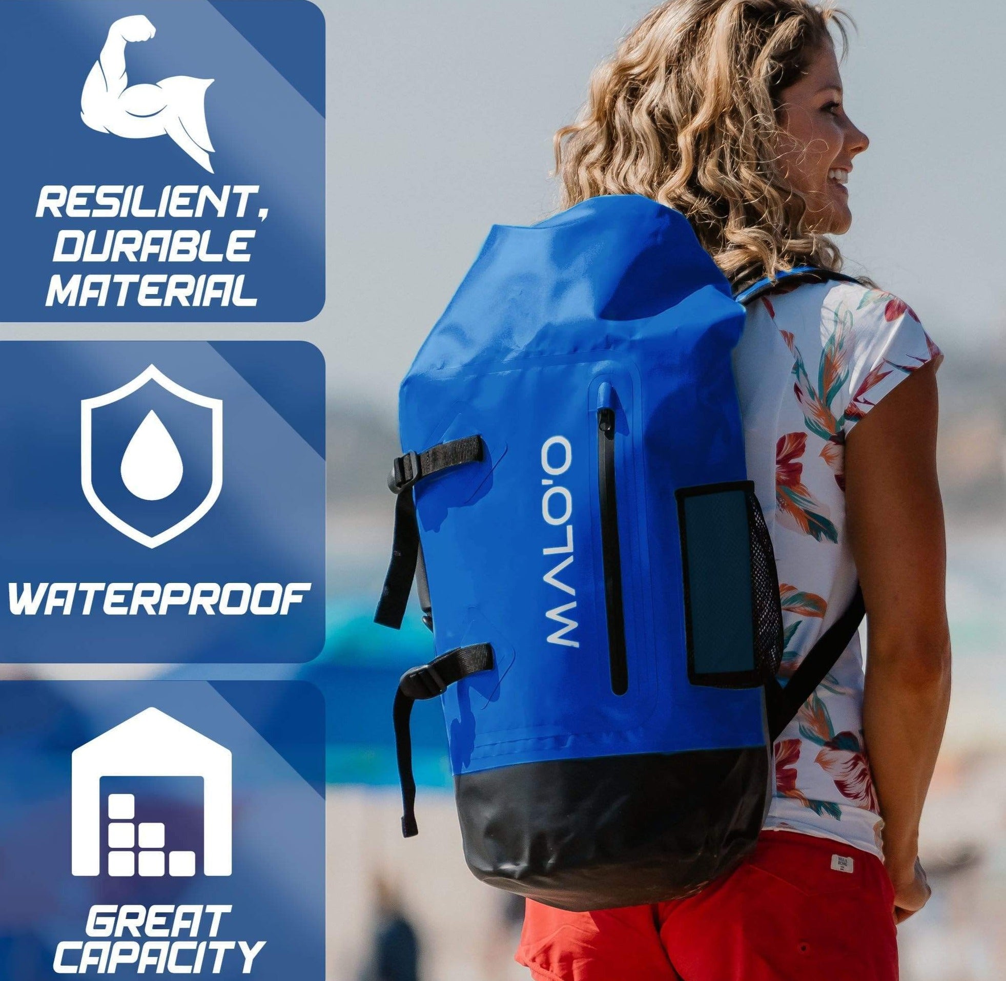 Malo'o - DryPack Fishing Backpack