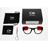 Chiik Glasses - UV400 Protection Flexible Clear Lense Glasses (Red)