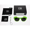 Chiik Glasses - UV400 Protection Flexible Sunglasses (Green)