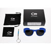Chiik Glasses - UV400 Protection Flexible Sunglasses (Blue)