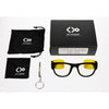 Chiik Glasses - UV400 Protection Flexible Clear Lense Glasses (Yellow)