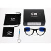 Chiik Glasses - UV400 Protection Flexible Clear Lense Glasses (Blue)