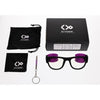 Chiik Glasses - UV400 Protection Flexible Clear Lense Glasses (Purple)