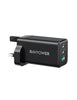 RAVPower - PD 65W 3-Port Wall Charger Black