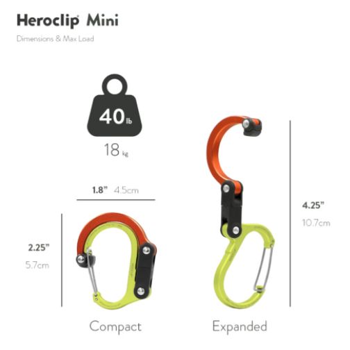 Hero Clip - Mini Multi-Purpose Hook Flame (Fireball)