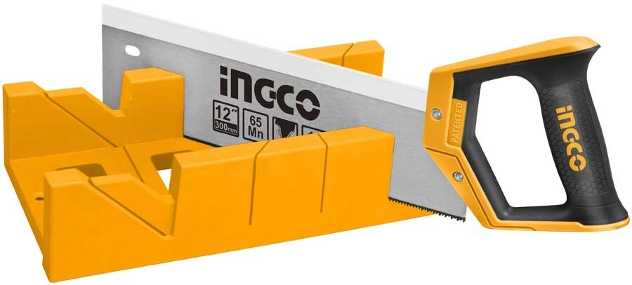 Ingco - Mitre Box and Back Saw Set