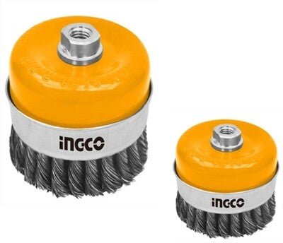 Ingco - Cup Twist Wire Brush with Nut WB80753