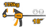 Ingco - Quick Bar Clamps HQBC18801